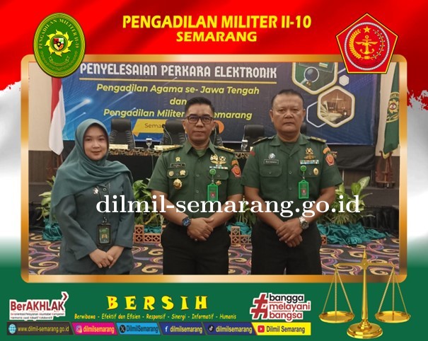 Sosialisasi Monitoring Penyelesaian Perkara Elektronik Pengadilan Agama Se-Jawa Tengah dan Pengadilan Militer II-10 Semarang