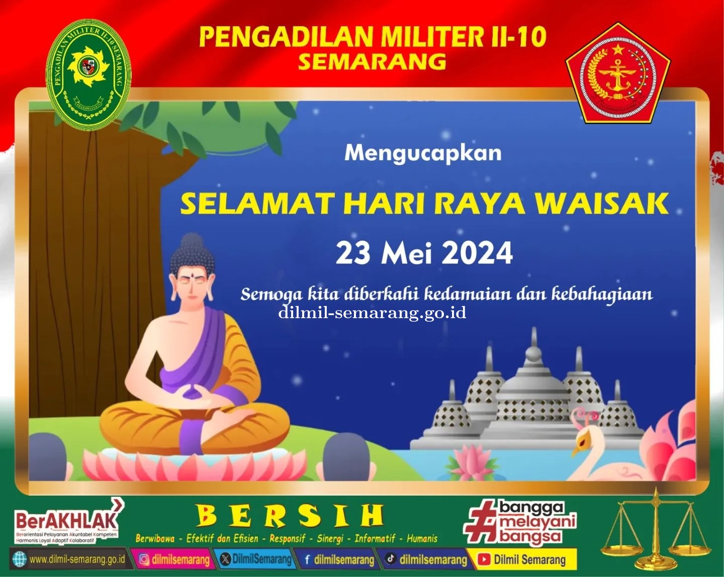 Selamat Merayakan Hari Raya Waisak 2568 BE / 23 Mei 2024