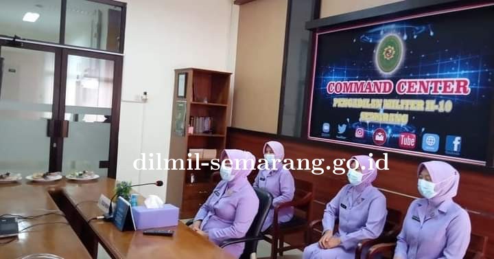 IKKT Pragati Wira Anggini Penghubung 10 Dilmiltama mengadakan Demo Make Up secara online
