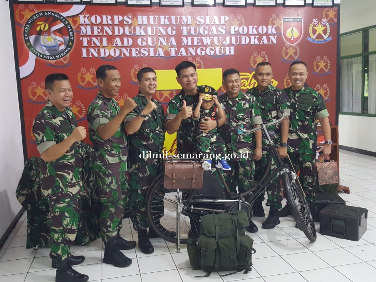 Acara syukuran HUT ke-70 Korp Hukum TNI AD