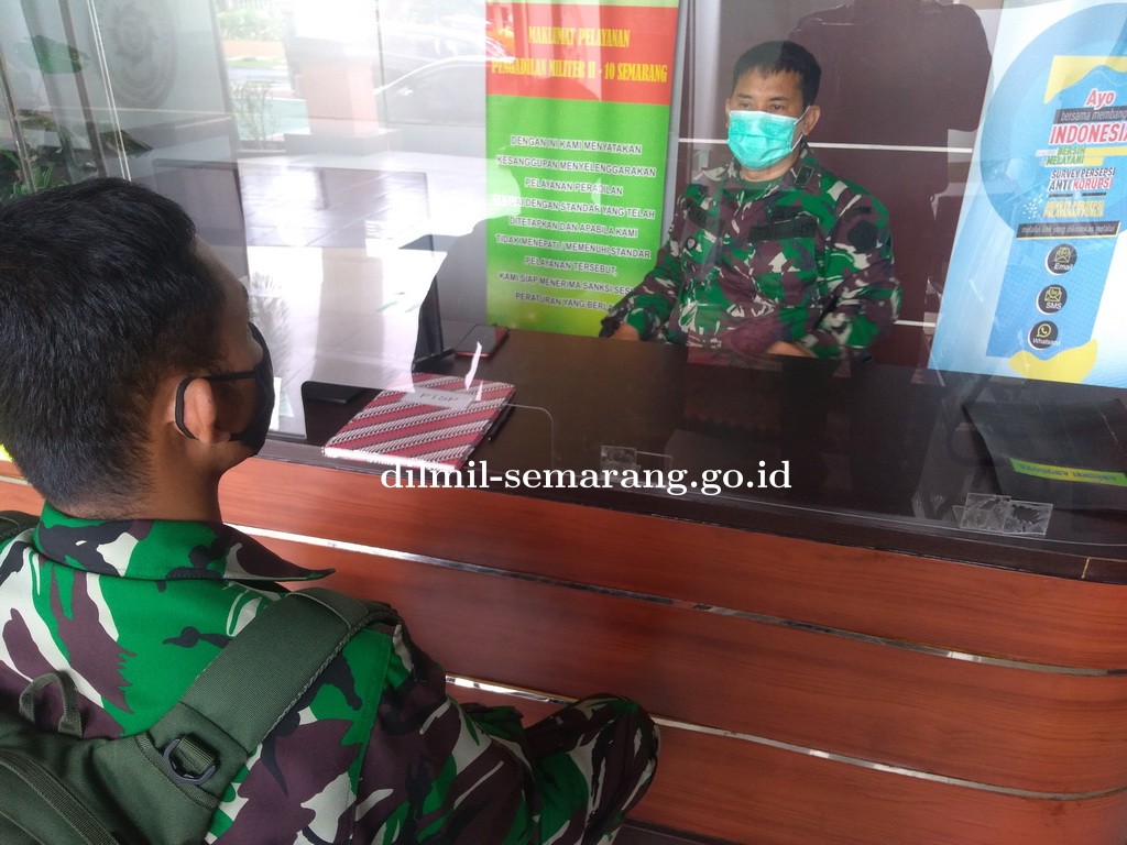 Pelayanan informasi di PTSP Pengadilan Militer II-10 Semarang