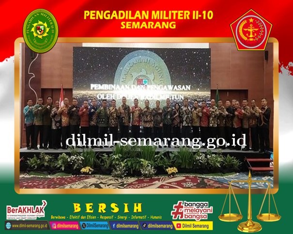 Pembinaan dan Pengawasan oleh Direktur Jenderal Badan Peradilan Militer dan Peradilan Tata Usaha Negara
