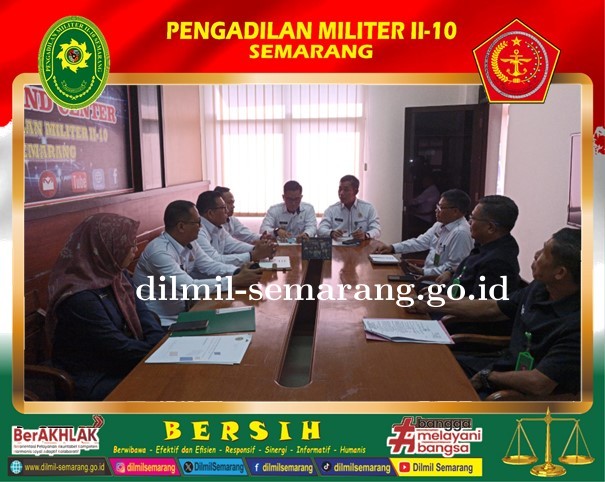 Rapat pengelolaan JDIH dan penyampaian hasil pengawasan bidang