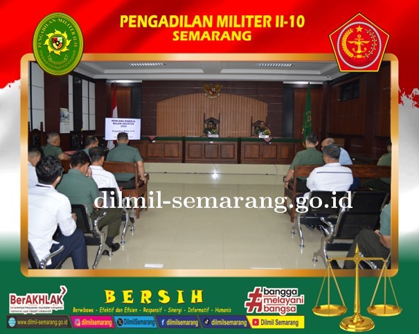 Rapat Monitoring Evaluasi Bulan Juli 2024 dan Rencana Kinerja Bulan Agustus 2024