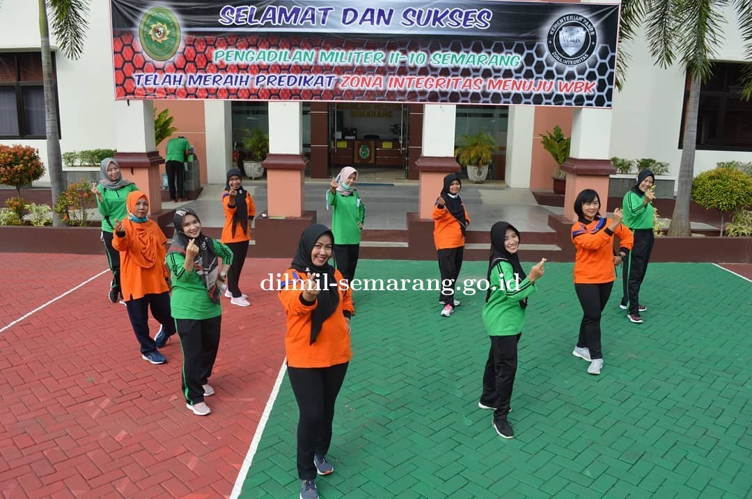 Rangkaian kegiatan apresiasi peraihan predikat WBK oleh Pengadilan Militer II-10 Semarang