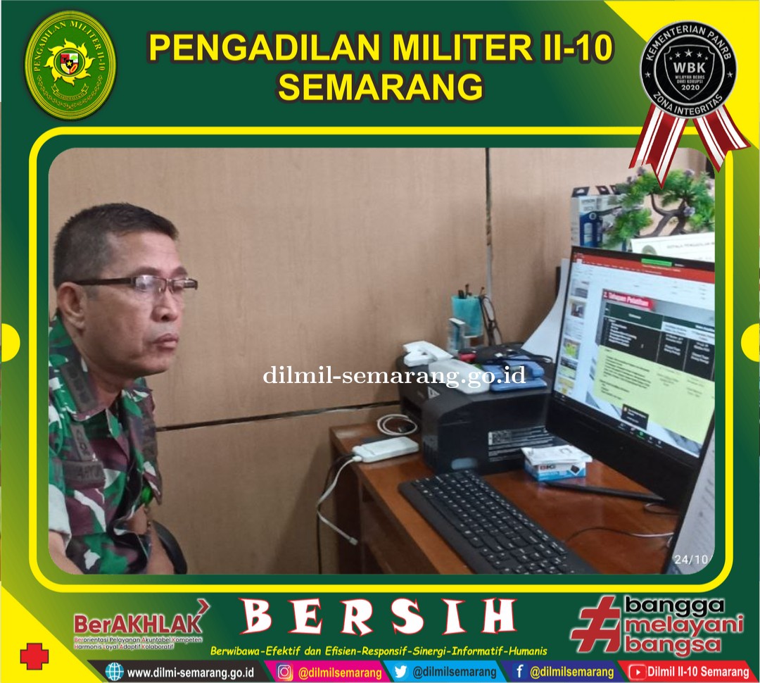 Pelatihan Teknis Yudisial Hakim Senior Peradilan Militer Seluruh Indonesia