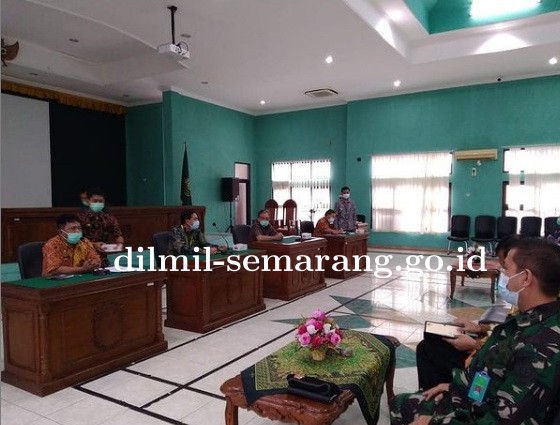 Rapat Pembentukan Panitia Pengukuhan Ketua Mahkamah Agung sebagai Guru Besar Universitas Diponegoro di Pengadilan Tinggi Jawa Tengah